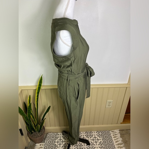 Sanctuary Khaki Sleeveless Jumpsuit - Picture 7 of 12
